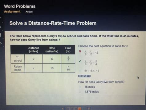 Image result for Distance Word Problems Algebra