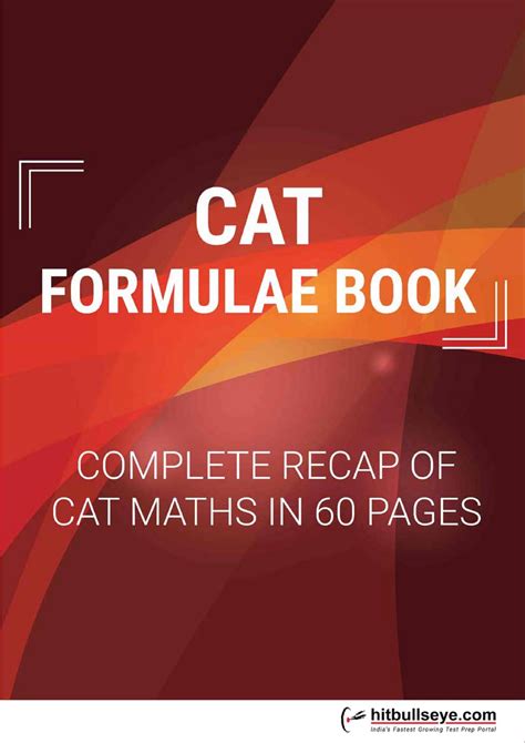 Qunat formulas-1 - E CAT , COMPLETE RECAP OE CAT MATHS IN 60 h ...