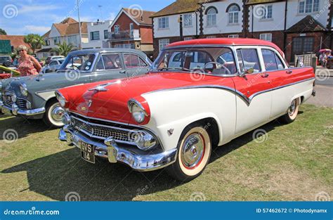 Classic ford fairlane car editorial photography. Image of alloy - 57462672
