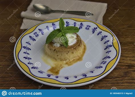 Popular Cheese Custard, Spanish Dessert with Caramel Sauce Layer and ...