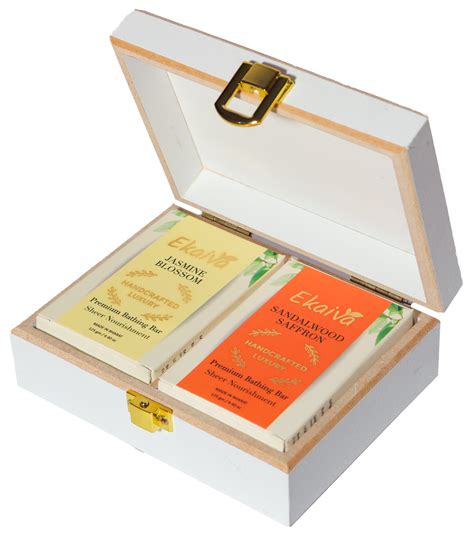 Ekaiva Organics Luxury Gift Box - Deluxe Duo: Jasmine Blossom & Sandal