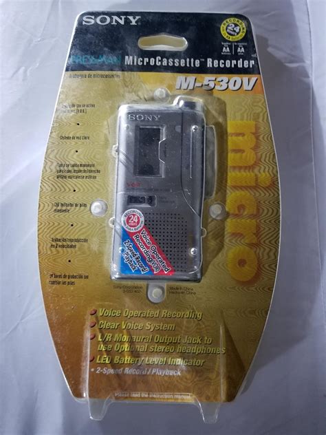 Sony M530V Microcassette Recorder : Amazon.in: Electronics