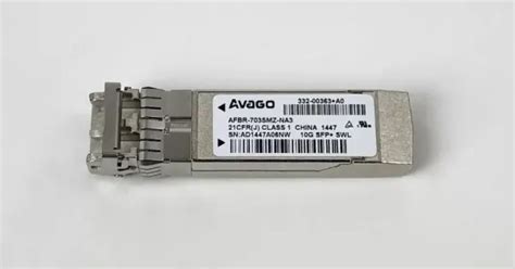 NetApp 332-00363+A0 10GB SFP+ SW Fiber Transceiver AFBR-703SMZ-NA3