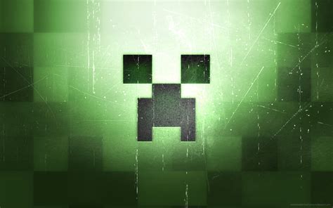 Creeper Face Minecraft Wallpaper