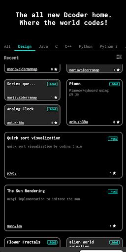 Dcoder, Compiler IDE :Code  的图像结果