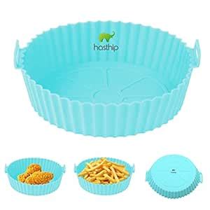 HASTHIP® Air Fryer Silicone Pot, 6.8 inch Non-Stick, Blue, 1 Count ...