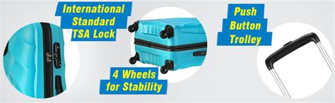 Skybags Milford Polycarbonate 79 cms Turquoise Hardsided Suitcase ...