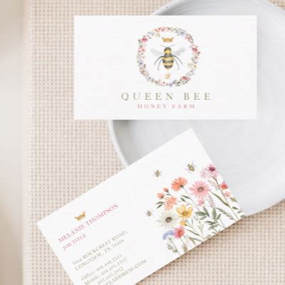 Honey Bee Business Card Template 的图像结果