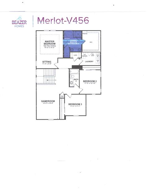 Merlot Plan | Beazer Homes | Estrella Mountain Ranch | Lakes | Golf ...
