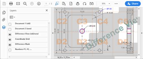 Compare technical drawings in your home office?