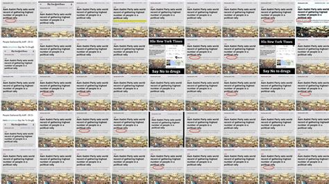 Image Of NYT Article Claiming Aam Aadmi Party Sets World Record Is Fake