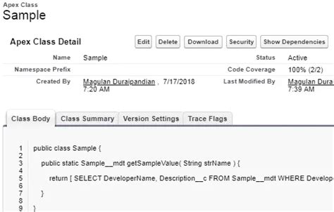 Using Custom Metadata Type in Apex Class Salesforce 的图像结果