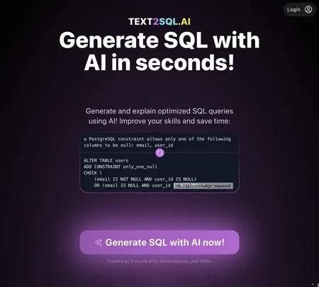Image result for Text to SQL Ai Free without API