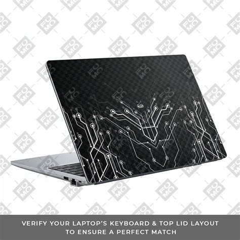 Black Digital Circuit Asus ExpertBook P1503 Laptop Skin