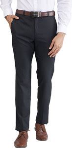 Raymond Slim Fit Men Black Trousers - Buy Raymond Slim Fit Men Black ...