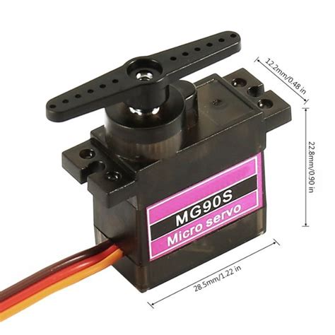 Buy MG90S Metal Gear Digital Mini Servo Motor (180 Degree) – Robocraze