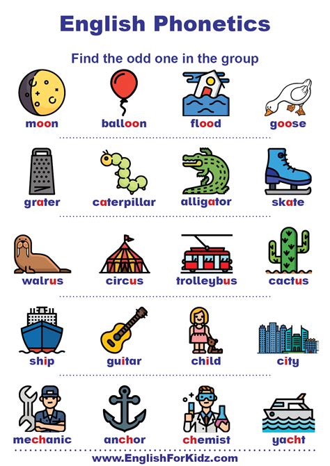 Phonics worksheet | Phonics worksheets, English phonics, Phonics