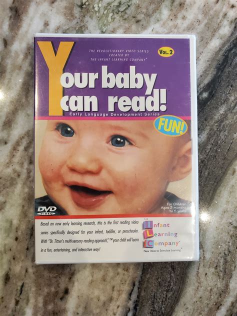 Your Baby Can Read (DVD) Volume 2 NEW & SEALED Infant Learning Company ...