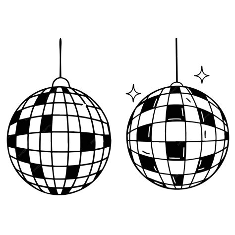 Disco ball vector | Premium Vector