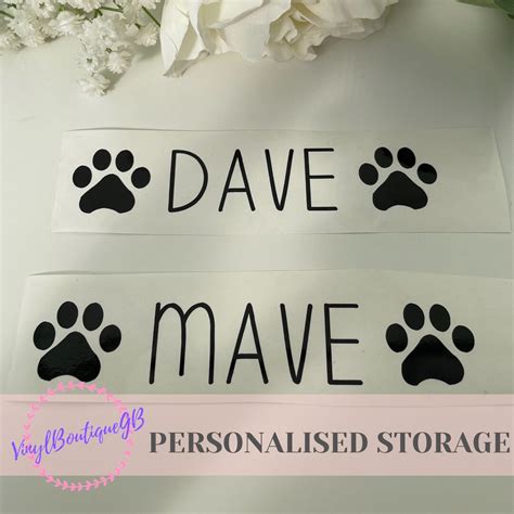 Buy Personalised Pet Labels | Dog Bowl Labels | Treat Jar Labels Online ...