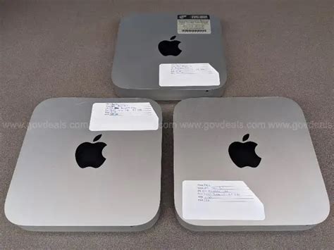 Lot of Three Mini Mac Computers | GovDeals