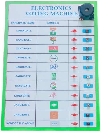 Buy Generic Electronic Voting Machine Science Project - Educational ...