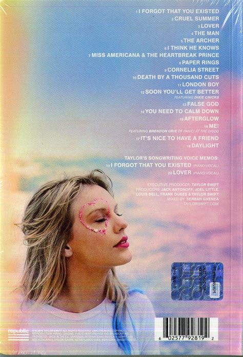 Taylor Swift: Lover (Deluxe Album Version 1) - CD | Opus3a