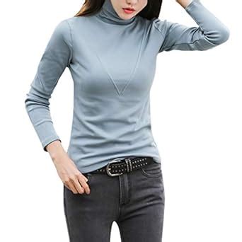 Buy Insunny ☀ Fashion Womens Solid Long Sleeve Sweater Turtleneck ...