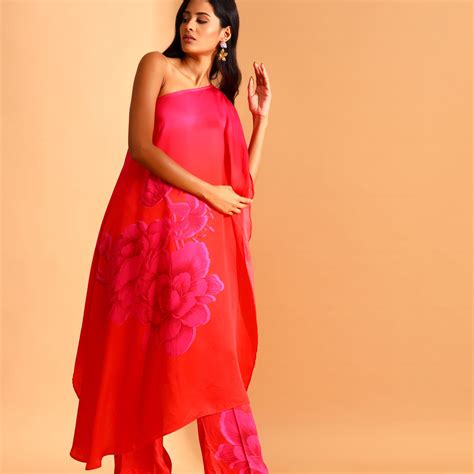 GUL ONE SHOULDER TUNIC – Moh India