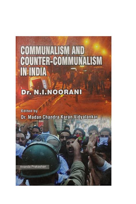 Buy COMMUNALISM AND COUNTER-COMMUNALISM IN INDIA Book Online at Low ...