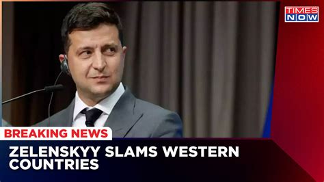 Ukraine President Slams Western Countries For Not Closing Airspace For ...