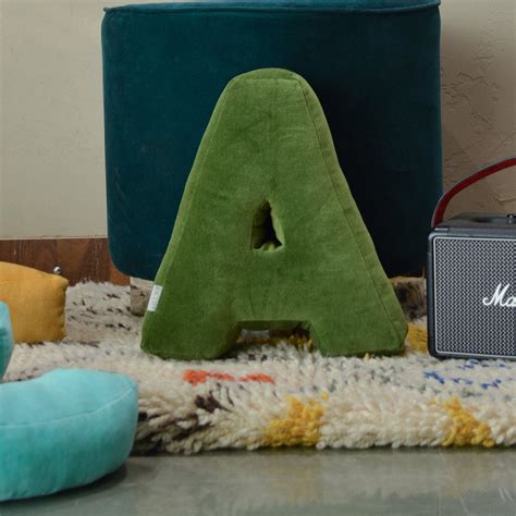 Alphabet Initial Shaped Cushion – Knilot