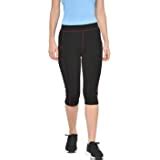 Buy CHKOKKO Women Yoga Gym Workout Capri Dark Grey Small at Amazon.in