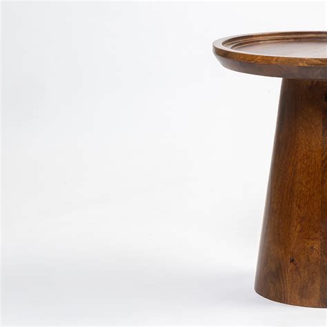 Buy Brown Mango Wood Round Coffee Table - Medium Online