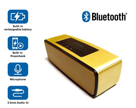 Sound Armour Sound Link Mini Bluetooth Wireless Portable Speaker/ MP3 ...