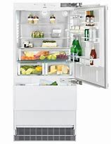 Image result for Bottom Freezer Black Refrigerator OpenView