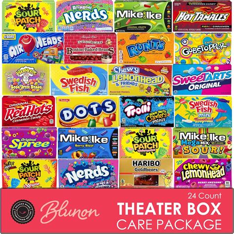Assorted Movie Theater Candy Variety Pack - 24 Boxes Macao | Ubuy