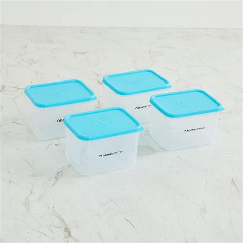 Buy Corsica Hexa Set of 4 Polypropylene Storage Containers - 650ml from ...