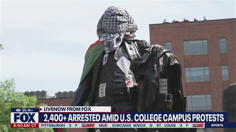 Gaza protests: 2,400 arrests made nationwide | LiveNOW from FOX