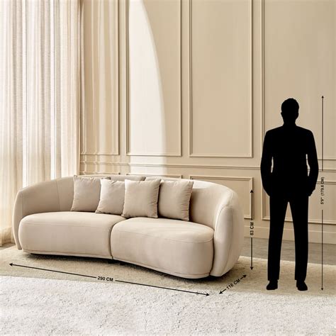 Buy Homeshores Fabric 3 +1+1 Seater Sofa Set with Cushions - Beige from ...