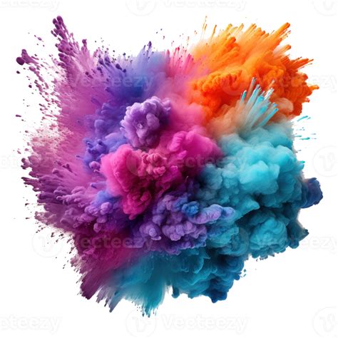 Multicolored Holi, Holli, Holly. bright splash isolated 33053804 PNG