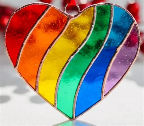 Waves, Wings & Heats-Valentine Stained Glass Class, Hartfield Village ...