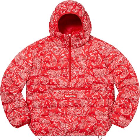 Micro Down Half Zip Hooded Pullover | Supreme 22fw