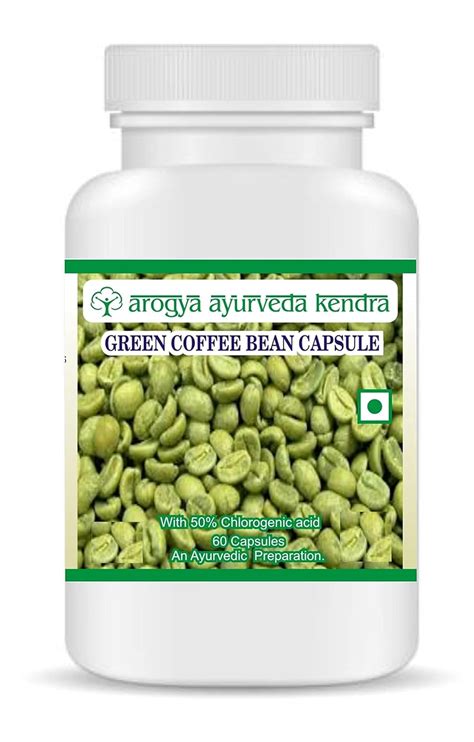 Green Coffee Bean Extract Capsules - Ayurvedic Weight Management Remedy ...