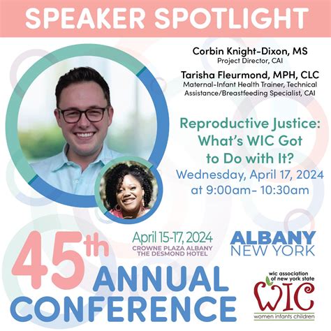 WIC Association of NYS, Inc. | 📅 When: April 28-30, 2025 📍 Where ...
