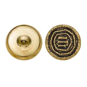 C&C Metal Products 5243 Nature Design Metal Button, Size 30 Ligne ...