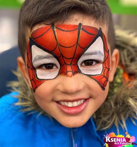 Pin by Sherri MacLean on Spiderman Facepainting | Face painting easy ...
