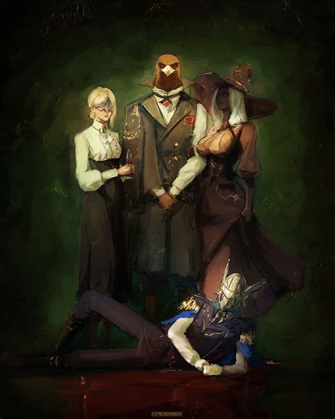 recluse, wylder, duchess, and guardian (elden ring and 1 more) drawn by ...