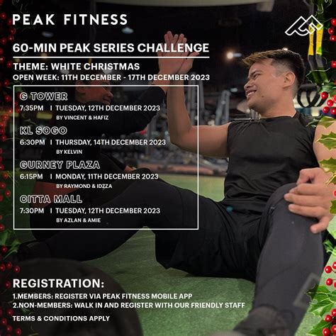 Peak Fitness Malaysia | 🌟 Exciting events this festive month at Peak ...