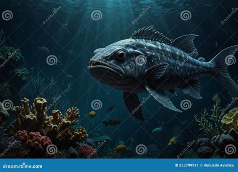 "Fierce Dunkleosteus: Apex Predator Of The Devonian Era" Royalty-Free Stock Photography ...